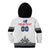 Custom Romania Rugby Kid Hoodie White Version Retro Style