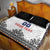 Custom Romania Rugby Quilt Bed Set White Version Retro Style - Wonder Print Shop