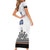 Custom Romania Rugby Short Sleeve Bodycon Dress White Version Retro Style - Wonder Print Shop