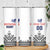 Custom Romania Rugby Skinny Tumbler White Version Retro Style