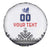 Custom Romania Rugby Spare Tire Cover White Version Retro Style