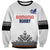 Custom Romania Rugby Sweatshirt White Version Retro Style - Wonder Print Shop