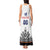 Custom Romania Rugby Tank Maxi Dress White Version Retro Style