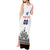 Custom Romania Rugby Tank Maxi Dress White Version Retro Style