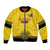 Custom Romania Rugby Bomber Jacket Yellow Version Retro Style