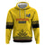 Custom Romania Rugby Hoodie Yellow Version Retro Style