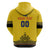 Custom Romania Rugby Hoodie Yellow Version Retro Style