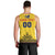 Custom Romania Rugby Men Tank Top Yellow Version Retro Style