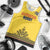 Custom Romania Rugby Men Tank Top Yellow Version Retro Style