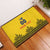 Custom Romania Rugby Rubber Doormat Yellow Version Retro Style - Wonder Print Shop