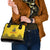 Custom Romania Rugby Shoulder Handbag Yellow Version Retro Style