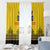 Custom Romania Rugby Window Curtain Yellow Version Retro Style