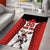 Custom Canada Hockey Area Rug Moose Playing Ice Hockey