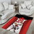 Custom Canada Hockey Area Rug Moose Playing Ice Hockey