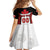 Custom Canada Hockey Kid Short Sleeve Dress Moose Playing Ice Hockey