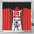 Custom Canada Hockey Shower Curtain Moose Playing Ice Hockey