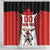 Custom Canada Hockey Shower Curtain Moose Playing Ice Hockey