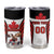 Custom Canada Hockey Tumbler Cup Moose Playing Ice Hockey