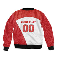 England football bomber jacket, back diamond print with custom text and number 00