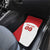 Custom England Football Car Mats Lion Mascot Sporty Version