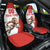 Custom England Football Car Seat Cover Lion Mascot Sporty Version