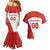 Custom England Football Couples Matching Mermaid Dress and Hawaiian Shirt Lion Mascot Sporty Version