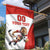 Custom England Football Garden Flag Lion Mascot Sporty Version