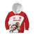 Custom England Football Kid Hoodie Lion Mascot Sporty Version