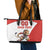 Custom England Football Leather Tote Bag Lion Mascot Sporty Version