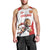 Custom England Football Men Tank Top Lion Mascot Sporty Version