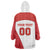 Custom England Football Wearable Blanket Hoodie Lion Mascot Sporty Version