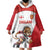 Custom England Football Wearable Blanket Hoodie Lion Mascot Sporty Version