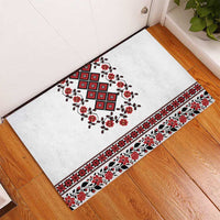 Ukraine Rubber Doormat Ukrainian Traditional Folk Patterns