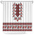 Ukraine Shower Curtain Ukrainian Traditional Folk Patterns