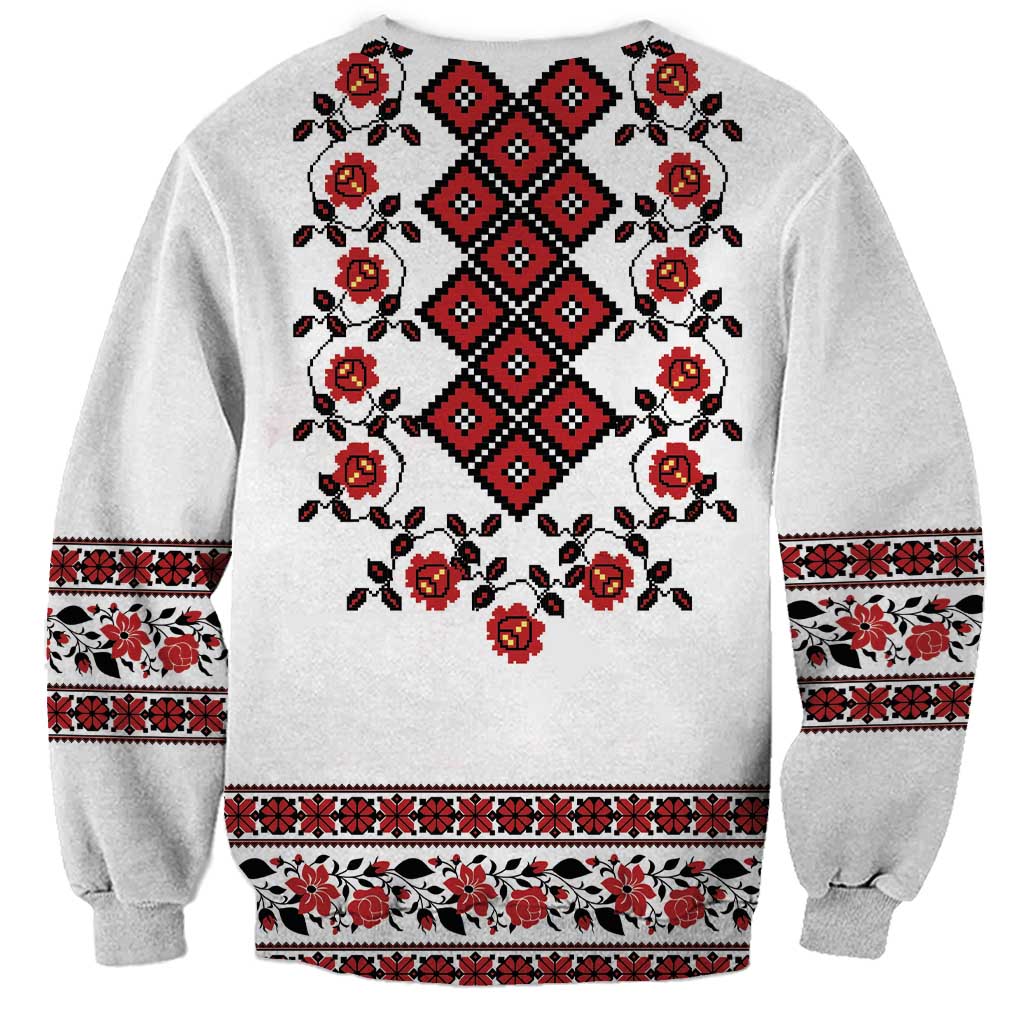 Ukraine Sweatshirt Ukrainian Traditional Folk Patterns