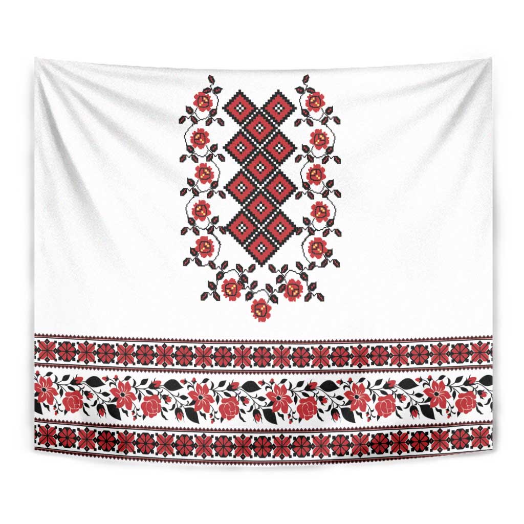 Ukraine Tapestry Ukrainian Traditional Folk Patterns