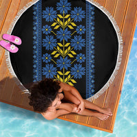 Ukraine Folk Patterns Beach Blanket Sporty Style