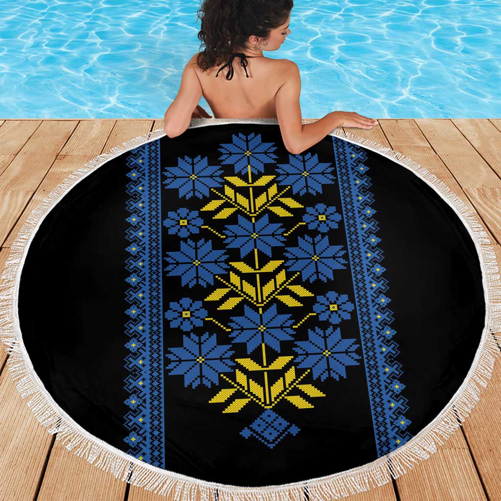 Ukraine Folk Patterns Beach Blanket Sporty Style