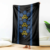 Ukraine Folk Patterns Blanket Sporty Style