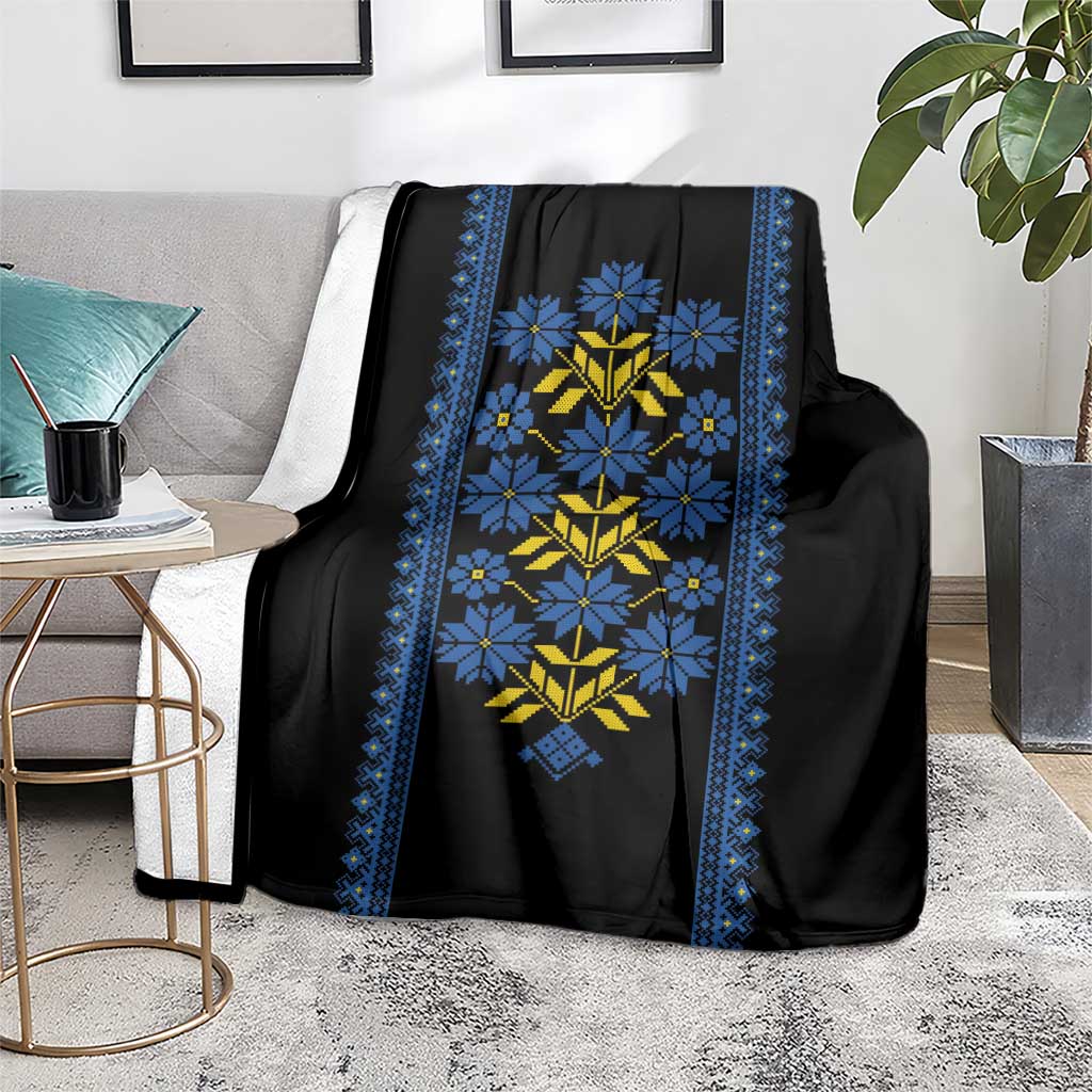 Ukraine Folk Patterns Blanket Sporty Style