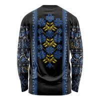 Ukraine Folk Patterns Long Sleeve Shirt Sporty Style