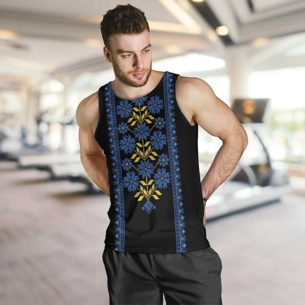 Ukraine Folk Patterns Men Tank Top Sporty Style