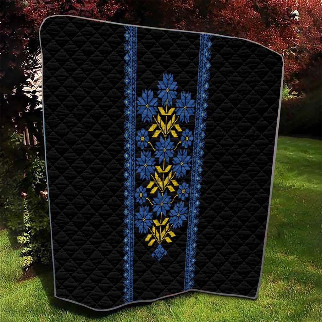 Ukraine Folk Patterns Quilt Sporty Style