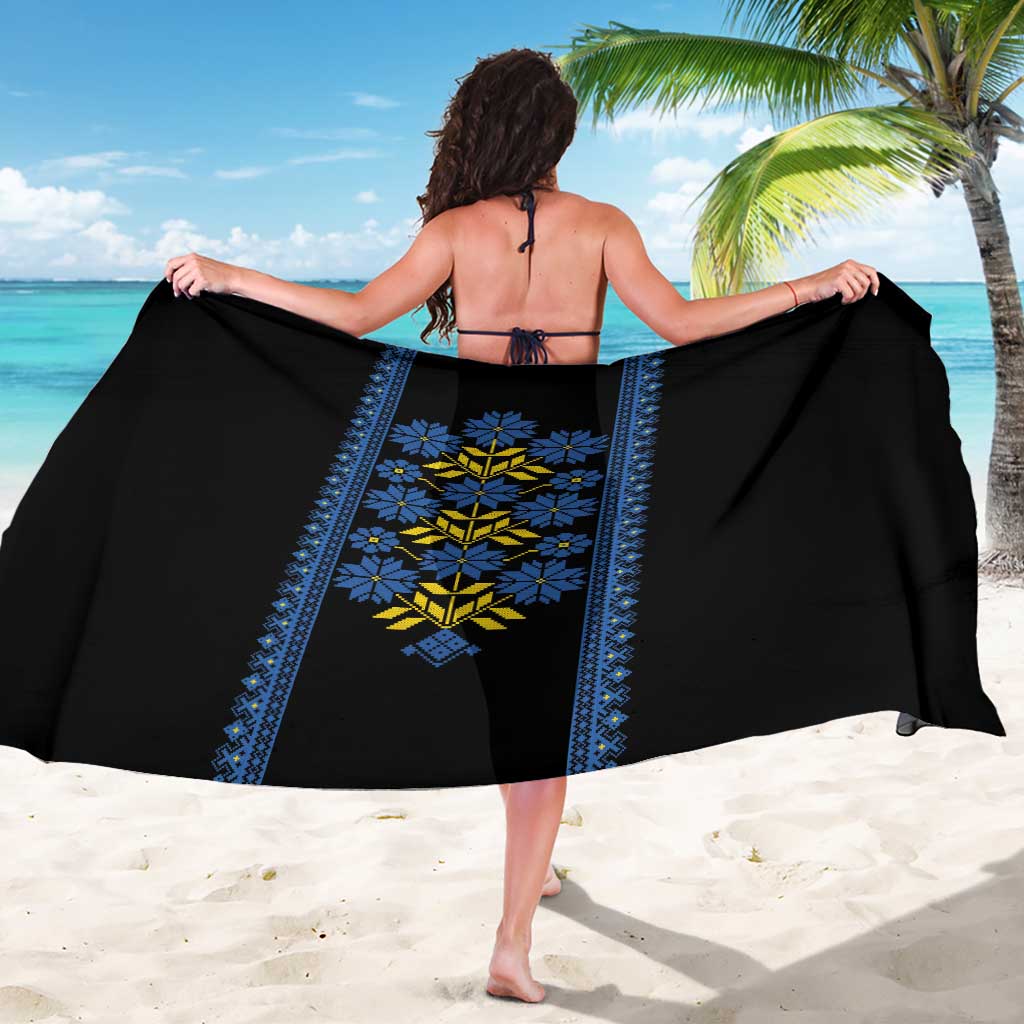 Ukraine Folk Patterns Sarong Sporty Style