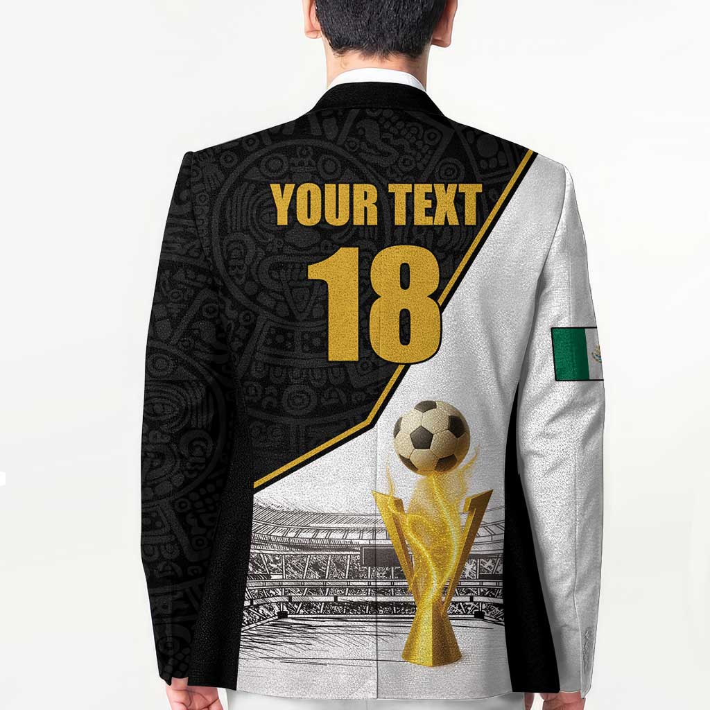 Custom Mexico Football Champion Blazer Aztec Pattern - Wonder Print Shop