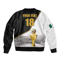 Custom Mexico Football Champion Bomber Jacket Aztec Pattern - Wonder Print Shop