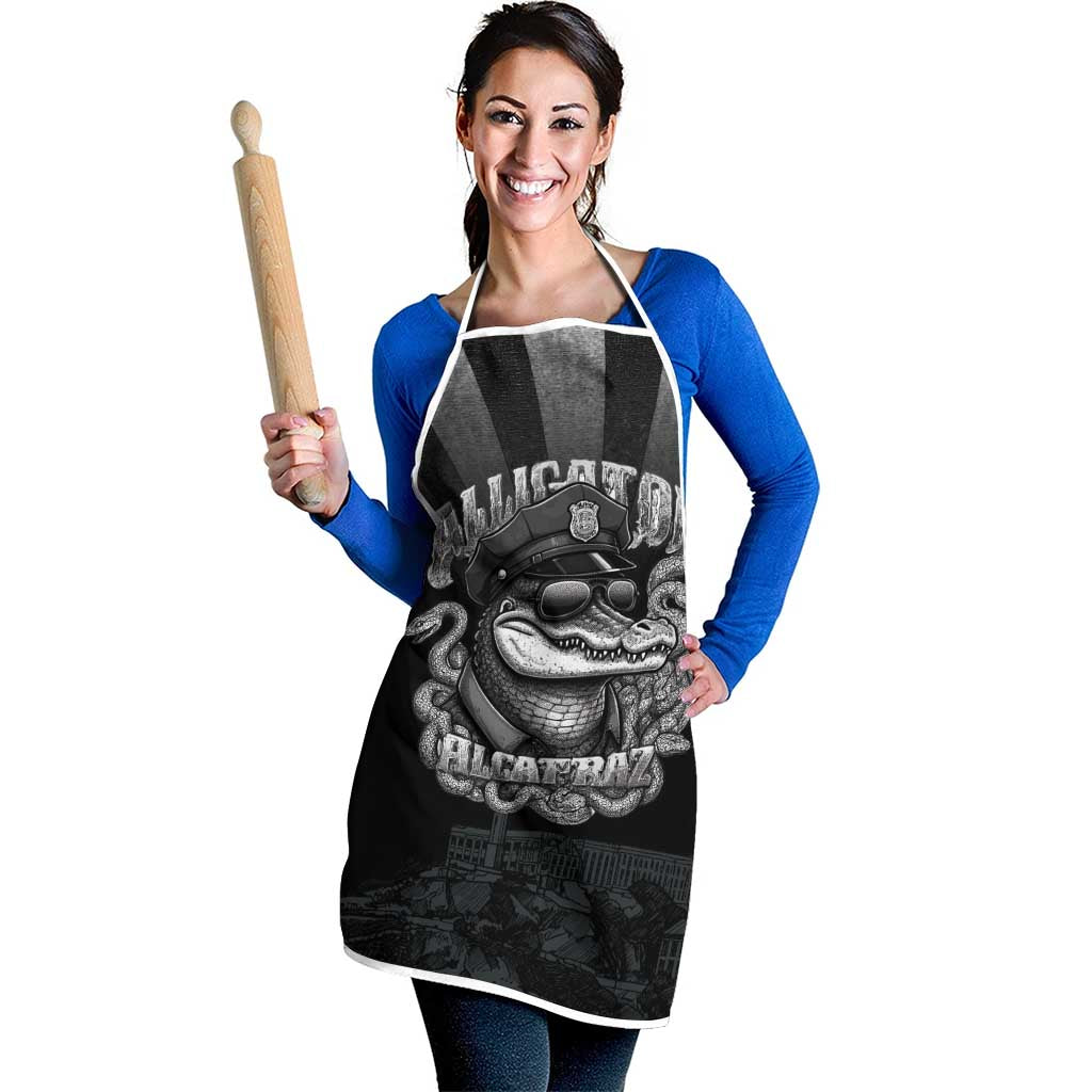 Alligator Alcatraz Police Apron Prison Florida Everglades - Wonder Print Shop