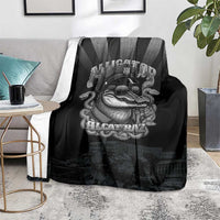 Alligator Alcatraz Police Blanket Prison Florida Everglades - Wonder Print Shop