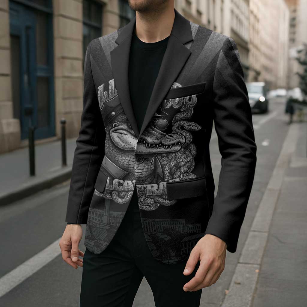 Alligator Alcatraz Police Blazer Prison Florida Everglades - Wonder Print Shop