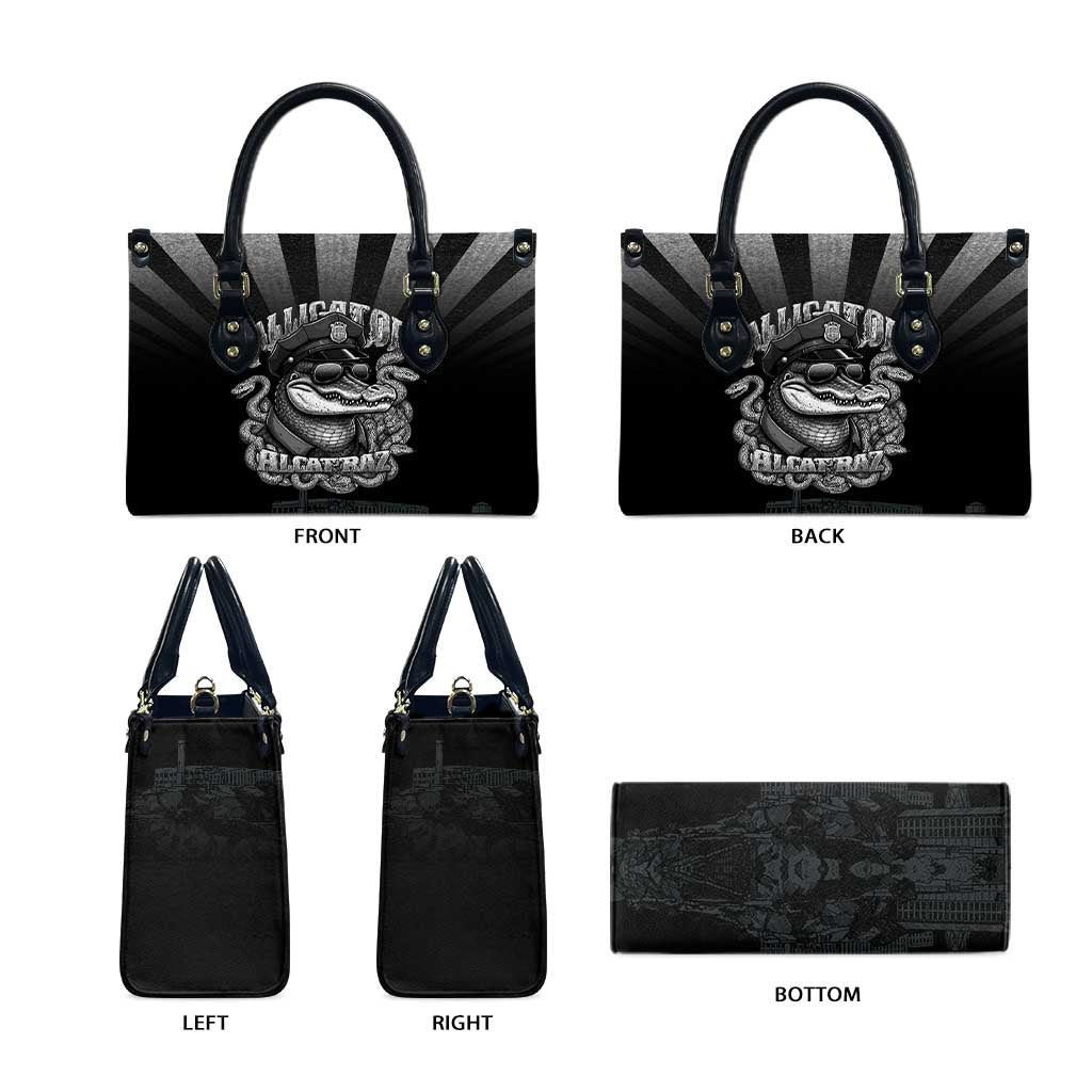 Alligator Alcatraz Police Leather Bag Prison Florida Everglades - Wonder Print Shop